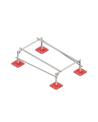 Опорная конструкция для установки оборудования TECHNORAPTOR FOOT 1200х2000 тип 1 HD КМ-профиль (KM-TR-F-SSEI-1200-2000-1 HD) в Ростове-на-Дону Системы видеонаблюдения Pintop.ru