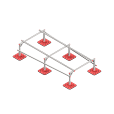 Опорная конструкция для установки оборудования TECHNORAPTOR FOOT 1200х2500 HD КМ-профиль (KM-TR-F-SSEI-1200-2500 HD)