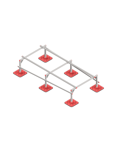 Опорная конструкция для установки оборудования TECHNORAPTOR FOOT 1200х2500 HD КМ-профиль (KM-TR-F-SSEI-1200-2500 HD) в Ростове-на-Дону Системы видеонаблюдения Pintop.ru