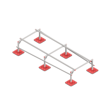 Опорная конструкция для установки оборудования TECHNORAPTOR FOOT 1200х3000 тип 1 HD КМ-профиль (KM-TR-F-SSEI-1200-3000-1 HD)