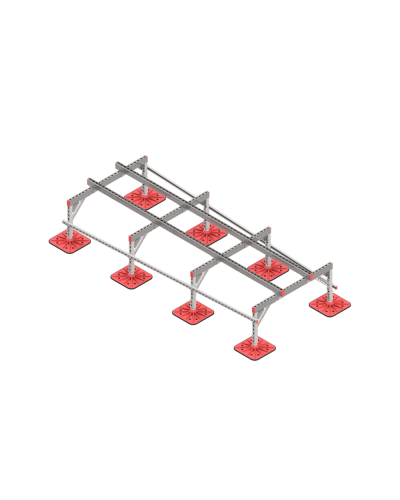 Опорная конструкция для установки оборудования TECHNORAPTOR FOOT 1200х3000 тип 3 HD КМ-профиль (KM-TR-F-SSEI-1200-3000-3 HD) в Ростове-на-Дону Системы видеонаблюдения Pintop.ru