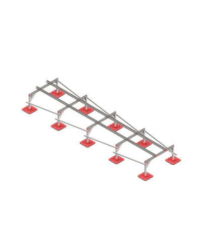 Опорная конструкция для установки оборудования TECHNORAPTOR FOOT 1200х5000 тип 1 HD КМ-профиль (KM-TR-F-SSEI-1200-5000-1 HD) в Ростове-на-Дону Системы видеонаблюдения Pintop.ru