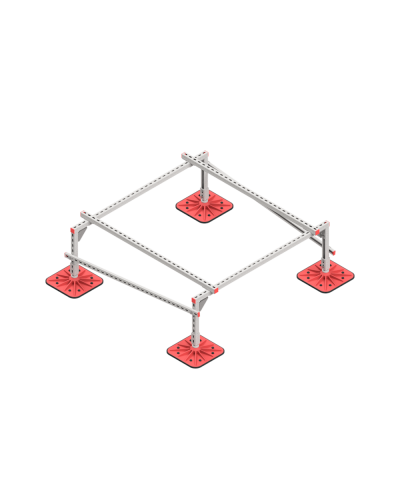 Опорная конструкция для установки оборудования TECHNORAPTOR FOOT 1500х1500 тип 1 HD КМ-профиль (KM-TR-F-SSEI-1500-1500-1 HD) в Ростове-на-Дону Системы видеонаблюдения Pintop.ru