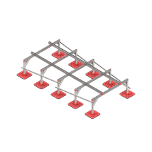 Опорная конструкция для установки оборудования TECHNORAPTOR FOOT 1500х3000 тип 3 КМ-профиль (KM-TR-F-SSEI-1500-3000-3)