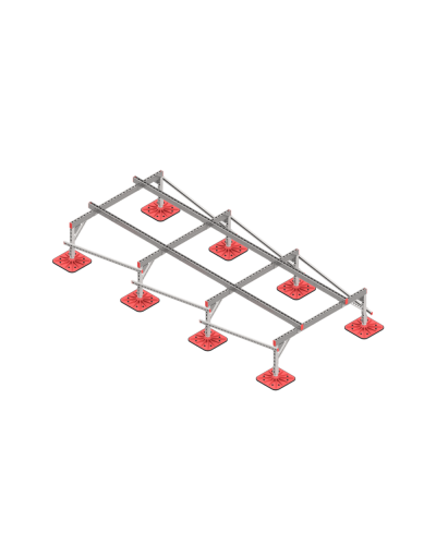 Опорная конструкция для установки оборудования TECHNORAPTOR FOOT 1500х3500 HD КМ-профиль (KM-TR-F-SSEI-1500-3500 HD) в Ростове-на-Дону Системы видеонаблюдения Pintop.ru