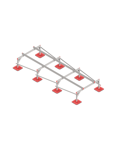 Опорная конструкция для установки оборудования TECHNORAPTOR FOOT 1500х4000 тип 2 HD КМ-профиль (KM-TR-F-SSEI-1500-4000-2 HD) в Ростове-на-Дону Системы видеонаблюдения Pintop.ru