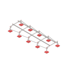 Опорная конструкция для установки оборудования TECHNORAPTOR FOOT 1500х5000 КМ-профиль (KM-TR-F-SSEI-1500-5000)