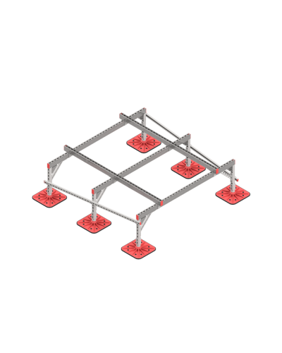 Опорная конструкция для установки оборудования TECHNORAPTOR FOOT 1800х1800 HD КМ-профиль (KM-TR-F-SSEI-1800-1800 HD) в Ростове-на-Дону Системы видеонаблюдения Pintop.ru