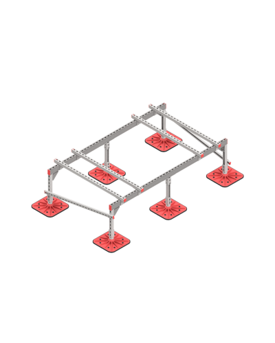 Опорная конструкция для установки оборудования TECHNORAPTOR FOOT 2000х1200 HD КМ-профиль (KM-TR-F-SSEI-2000-1200 HD) в Ростове-на-Дону Системы видеонаблюдения Pintop.ru