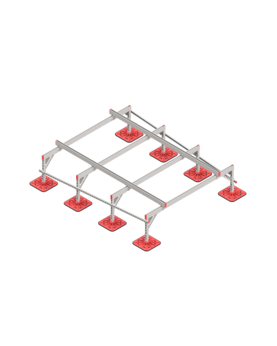 Опорная конструкция для установки оборудования TECHNORAPTOR FOOT 2000х2500 КМ-профиль (KM-TR-F-SSEI-2000-2500) в Ростове-на-Дону Системы видеонаблюдения Pintop.ru