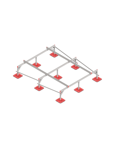 Опорная конструкция для установки оборудования TECHNORAPTOR FOOT 2500х3000 тип 1 КМ-профиль (KM-TR-F-SSEI-2500-3000-1) в Ростове-на-Дону Системы видеонаблюдения Pintop.ru