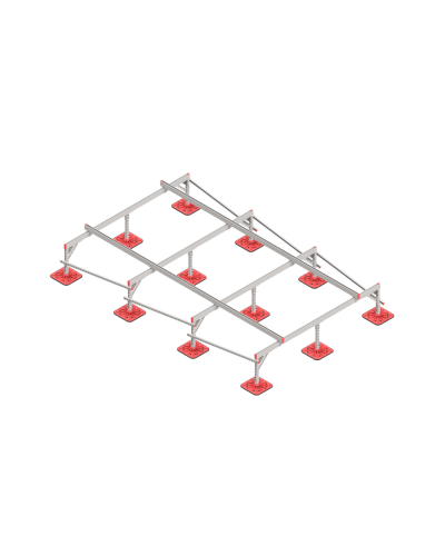 Опорная конструкция для установки оборудования TECHNORAPTOR FOOT 2500х4000 HD КМ-профиль (KM-TR-F-SSEI-2500-4000 HD) в Ростове-на-Дону Системы видеонаблюдения Pintop.ru