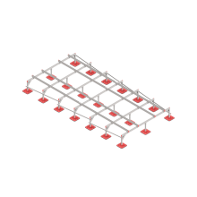 Опорная конструкция для установки оборудования TECHNORAPTOR FOOT 3000х6000 тип 1 HD КМ-профиль (KM-TR-F-SSEI-3000-6000-1 HD)