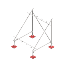 Опорная конструкция для установки солнечной панели/коллектора TECHNORAPTOR FOOT HD КМ-профиль (KM-TR-F-SSfSPI-C HD)