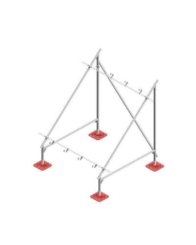 Опорная конструкция для установки солнечной панели/коллектора TECHNORAPTOR FOOT HD КМ-профиль (KM-TR-F-SSfSPI-C HD) в Ростове-на-Дону Системы видеонаблюдения Pintop.ru