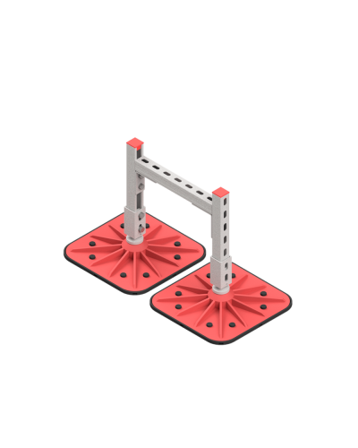 Опорная конструкция для горизонтальных прямоугольных воздуховодов и металлических лотков кабеленесущих систем TECHNORAPTOR FOOT 350х500 HD КМ-профиль (KM-TR-F-SSHRAD-350-500 HD) в Ростове-на-Дону Системы видеонаблюдения Pintop.ru
