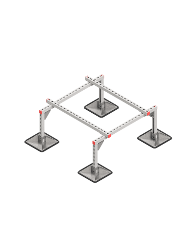 Опорная конструкция для установки оборудования TECHNORAPTOR STEELFOOT 1000х1000 HD КМ-профиль (KM-TR-STF-SSEI-1000-1000 HD) в Ростове-на-Дону Системы видеонаблюдения Pintop.ru
