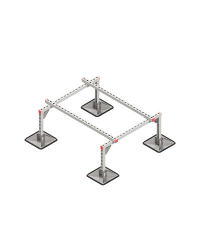 Опорная конструкция для установки оборудования TECHNORAPTOR STEELFOOT 1000х1200 HD КМ-профиль (KM-TR-STF-SSEI-1000-1200 HD) в Ростове-на-Дону Системы видеонаблюдения Pintop.ru