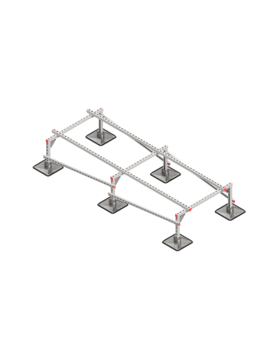 Опорная конструкция для установки оборудования TECHNORAPTOR STEELFOOT 1000х2500 КМ-профиль (KM-TR-STF-SSEI-1000-2500) в Ростове-на-Дону Системы видеонаблюдения Pintop.ru
