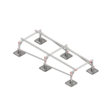 Опорная конструкция для установки оборудования TECHNORAPTOR STEELFOOT 1000х2500 HD КМ-профиль (KM-TR-STF-SSEI-1000-2500 HD)