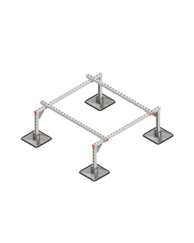 Опорная конструкция для установки оборудования TECHNORAPTOR STEELFOOT 1200х1200 HD КМ-профиль (KM-TR-STF-SSEI-1200-1200 HD) в Ростове-на-Дону Системы видеонаблюдения Pintop.ru