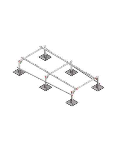 Опорная конструкция для установки оборудования TECHNORAPTOR STEELFOOT 1200х2500 КМ-профиль (KM-TR-STF-SSEI-1200-2500) в Ростове-на-Дону Системы видеонаблюдения Pintop.ru