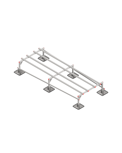 Опорная конструкция для установки оборудования TECHNORAPTOR STEELFOOT 1200х3000 тип 2 КМ-профиль (KM-TR-STF-SSEI-1200-3000-2) в Ростове-на-Дону Системы видеонаблюдения Pintop.ru