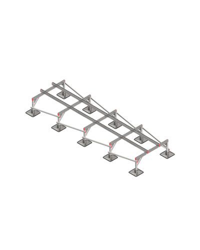 Опорная конструкция для установки оборудования TECHNORAPTOR STEELFOOT 1200х4000 тип 2 HD КМ-профиль (KM-TR-STF-SSEI-1200-4000-2 HD) в Ростове-на-Дону Системы видеонаблюдения Pintop.ru