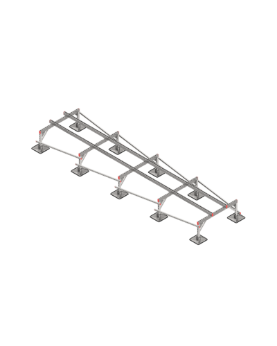 Опорная конструкция для установки оборудования TECHNORAPTOR STEELFOOT 1200х5000 тип 1 HD КМ-профиль (KM-TR-STF-SSEI-1200-5000-1 HD) в Ростове-на-Дону Системы видеонаблюдения Pintop.ru
