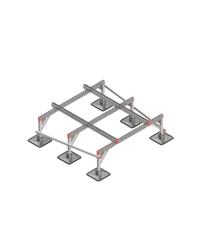 Опорная конструкция для установки оборудования TECHNORAPTOR STEELFOOT 1500х1500 тип 3 HD КМ-профиль (KM-TR-STF-SSEI-1500-1500-3 HD) в Ростове-на-Дону Системы видеонаблюдения Pintop.ru