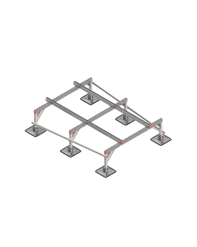 Опорная конструкция для установки оборудования TECHNORAPTOR STEELFOOT 1500х2000 тип 2 HD КМ-профиль (KM-TR-STF-SSEI-1500-2000-2 HD) в Ростове-на-Дону Системы видеонаблюдения Pintop.ru