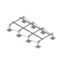 Опорная конструкция для установки оборудования TECHNORAPTOR STEELFOOT 1500х3000 тип 2 HD КМ-профиль (KM-TR-STF-SSEI-1500-3000-2 HD)