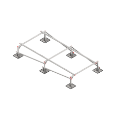 Опорная конструкция для установки оборудования TECHNORAPTOR STEELFOOT 1500х3000 тип 4 HD КМ-профиль (KM-TR-STF-SSEI-1500-3000-4 HD)