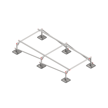 Опорная конструкция для установки оборудования TECHNORAPTOR STEELFOOT 1500х3000 тип 4 КМ-профиль (KM-TR-STF-SSEI-1500-3000-4)