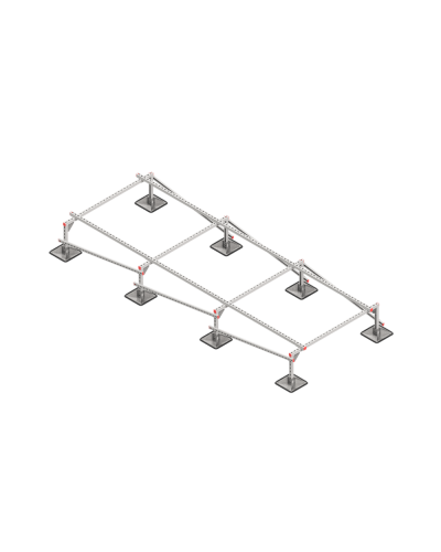 Опорная конструкция для установки оборудования TECHNORAPTOR STEELFOOT 1500х4000 тип 1 HD КМ-профиль (KM-TR-STF-SSEI-1500-4000-1 HD) в Ростове-на-Дону Системы видеонаблюдения Pintop.ru