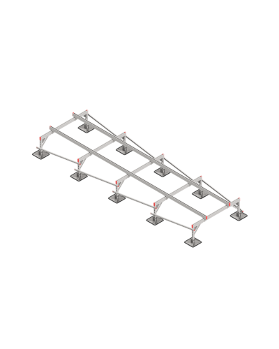 Опорная конструкция для установки оборудования TECHNORAPTOR STEELFOOT 1500х5000 КМ-профиль (KM-TR-STF-SSEI-1500-5000) в Ростове-на-Дону Системы видеонаблюдения Pintop.ru