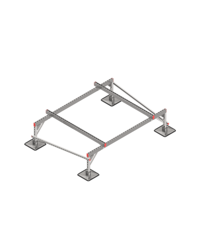 Опорная конструкция для установки оборудования TECHNORAPTOR STEELFOOT 2000х1500 тип 2 HD КМ-профиль (KM-TR-STF-SSEI-2000-1500-2 HD) в Ростове-на-Дону Системы видеонаблюдения Pintop.ru