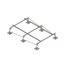 Опорная конструкция для установки оборудования TECHNORAPTOR STEELFOOT 2000х3000 тип 1 HD КМ-профиль (KM-TR-STF-SSEI-2000-3000-1 HD)