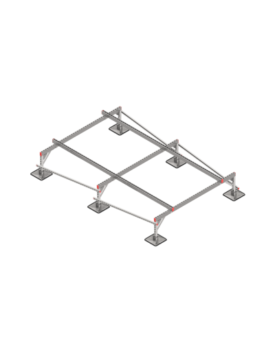 Опорная конструкция для установки оборудования TECHNORAPTOR STEELFOOT 2000х3000 тип 1 HD КМ-профиль (KM-TR-STF-SSEI-2000-3000-1 HD) в Ростове-на-Дону Системы видеонаблюдения Pintop.ru