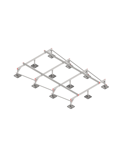 Опорная конструкция для установки оборудования TECHNORAPTOR STEELFOOT 2500х4000 КМ-профиль (KM-TR-STF-SSEI-2500-4000) в Ростове-на-Дону Системы видеонаблюдения Pintop.ru