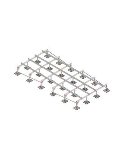 Опорная конструкция для установки оборудования TECHNORAPTOR STEELFOOT 2500х5000 HD КМ-профиль (KM-TR-STF-SSEI-2500-5000 HD) в Ростове-на-Дону Системы видеонаблюдения Pintop.ru