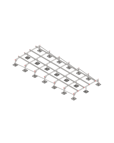 Опорная конструкция для установки оборудования TECHNORAPTOR STEELFOOT 2500х6000 HD КМ-профиль (KM-TR-STF-SSEI-2500-6000 HD) в Ростове-на-Дону Системы видеонаблюдения Pintop.ru