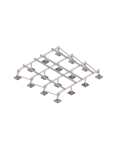 Опорная конструкция для установки оборудования TECHNORAPTOR STEELFOOT 3000х3000 КМ-профиль (KM-TR-STF-SSEI-3000-3000) в Ростове-на-Дону Системы видеонаблюдения Pintop.ru
