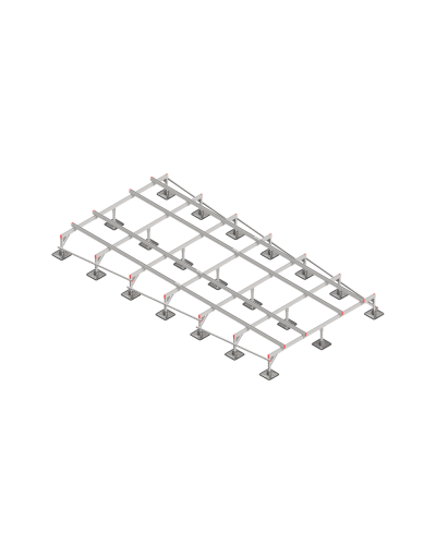 Опорная конструкция для установки оборудования TECHNORAPTOR STEELFOOT 3000х6000 тип 1 HD КМ-профиль (KM-TR-STF-SSEI-3000-6000-1 HD) в Ростове-на-Дону Системы видеонаблюдения Pintop.ru