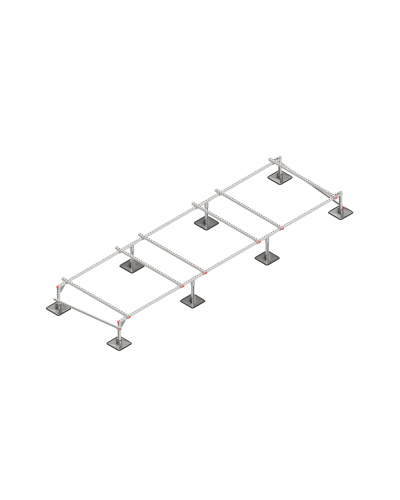 Опорная конструкция для установки оборудования TECHNORAPTOR STEELFOOT 5000х1500 HD КМ-профиль (KM-TR-STF-SSEI-5000-1500 HD) в Ростове-на-Дону Системы видеонаблюдения Pintop.ru
