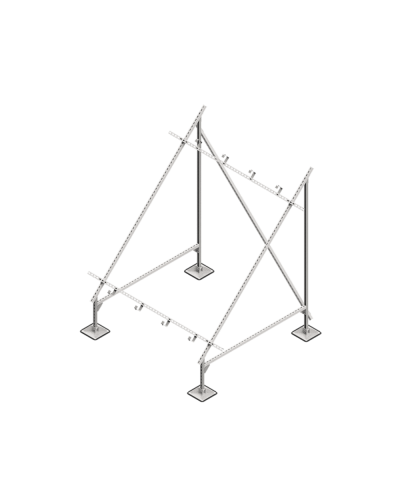 Опорная конструкция для установки солнечной панели/коллектора TECHNORAPTOR STEELFOOT HD КМ-профиль (KM-TR-STF-SSfSPI-C HD) в Ростове-на-Дону Системы видеонаблюдения Pintop.ru