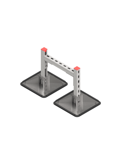 Опорная конструкция для горизонтальных прямоугольных воздуховодов и металлических лотков кабеленесущих систем TECHNORAPTOR STEELFOOT 350х500 HD КМ-профиль (KM-TR-STF-SSHRAD-350-500 HD) в Ростове-на-Дону Системы видеонаблюдения Pintop.ru
