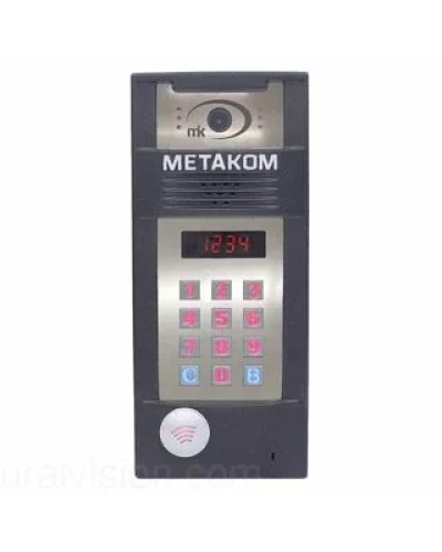 Многоабонентый антивандальный блок вызова со встроенной гибридной видеокамерой Метаком в Ростове-на-Дону Блоки вызова многоабонентные Pintop.ru