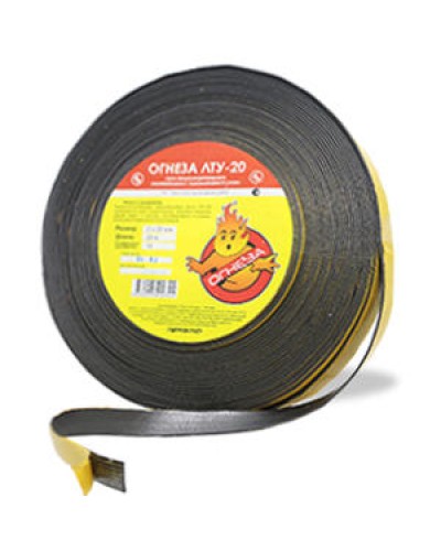 Лента термоуплотнительная Огнеза ОГНЕЗА-ЛТУ 2*20 мм., рулон 25 пог.м. в Ростове-на-Дону Дополнительное оборудование пожаротушения Pintop.ru