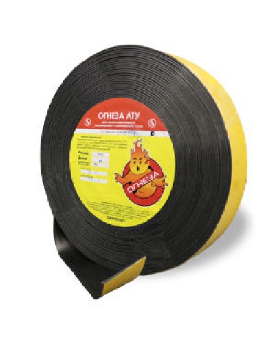 Лента термоуплотнительная Огнеза ОГНЕЗА-ЛТУ 2*50 мм., рулон 25 пог.м. в Ростове-на-Дону Дополнительное оборудование пожаротушения Pintop.ru